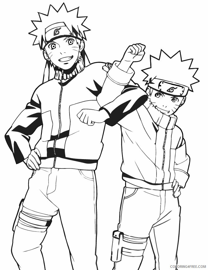 Anime Coloring Pages Printable Sheets Naruto Cartoon Anime Page 2021 a 1341 Coloring4free