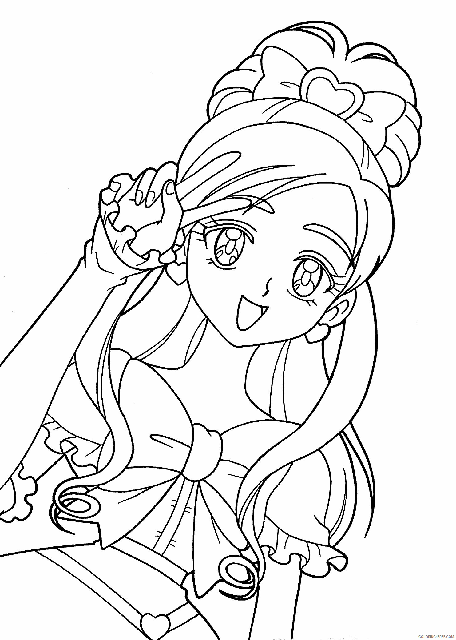 Anime Coloring Pages for Kids Printable Sheets Anime Coloring 2021 a 1344 Coloring4free