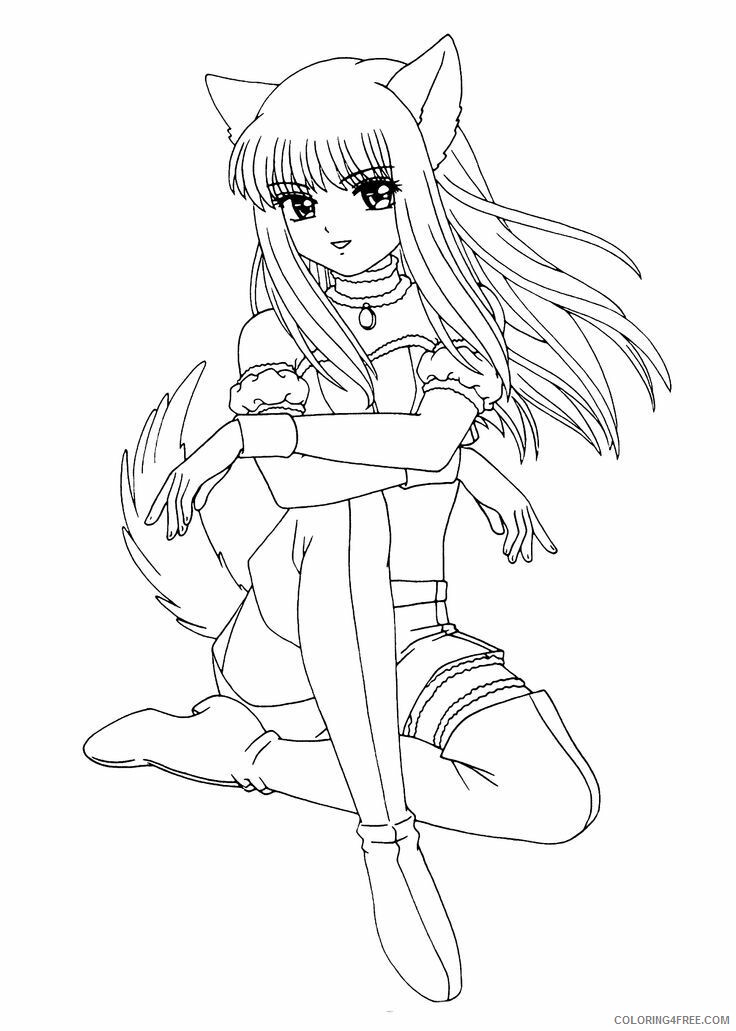 Anime Coloring Pages for Kids Printable Sheets Manga Anime Coloring 2021 a 1357 Coloring4free