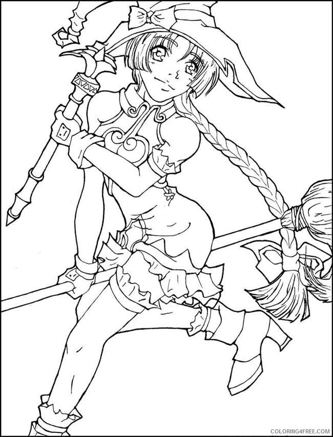 Anime Line Art Coloring Pages Printable Sheets Anime 19 258041 2021 a 1410 Coloring4free