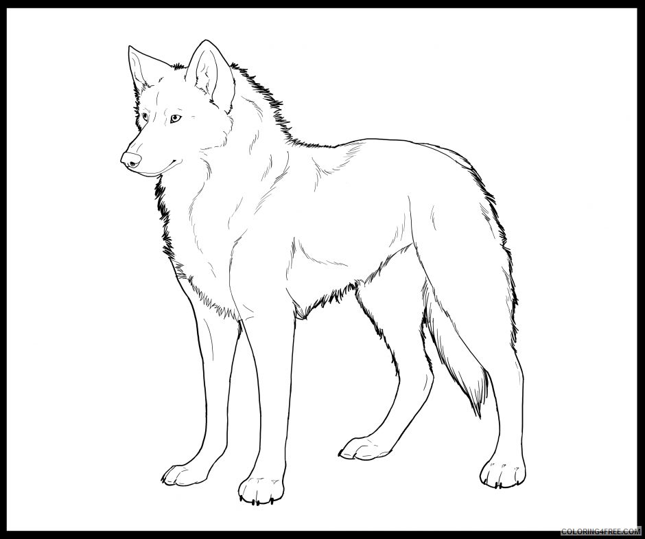 Anime Wolf Coloring Pages Printable Sheets Magic Page By Hideyo 2021 a 1437 Coloring4free