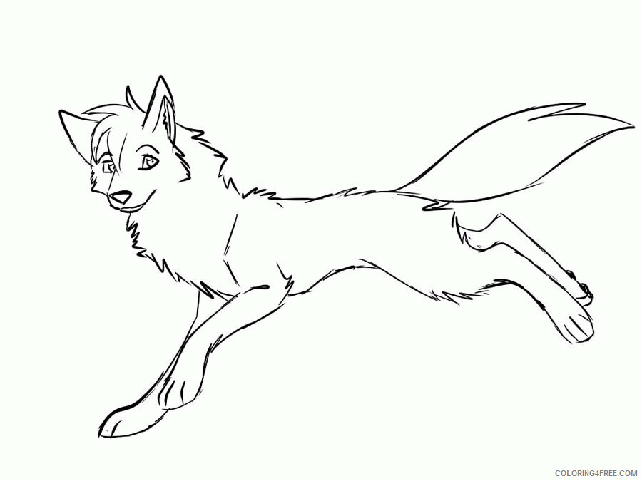 Anime Wolf Pack Coloring Pages Printable Sheets Free Printable Wolf Pages 2021 a 1452 Coloring4free