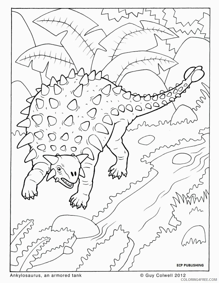 Ankylosaurus Coloring Page Printable Sheets Ankylosaurus Page Sheet 99coloring 2021 a Coloring4free