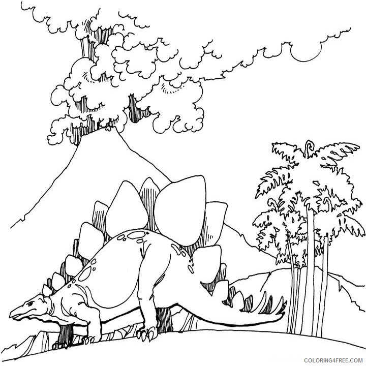 Ankylosaurus Coloring Page Printable Sheets Stegosaurus Page by YUCKLES 2021 a 1469 Coloring4free