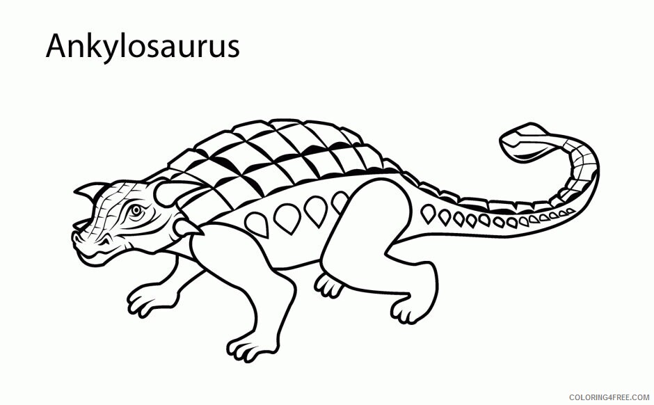 Ankylosaurus Coloring Page Printable Sheets Viewing Gallery For Ankylosaurus jpg 2021 a Coloring4free