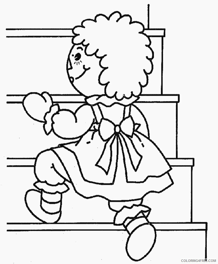 Ann and Andy Printable Sheets raggedy doll Colouring jpg 2021 a 1483 Coloring4free