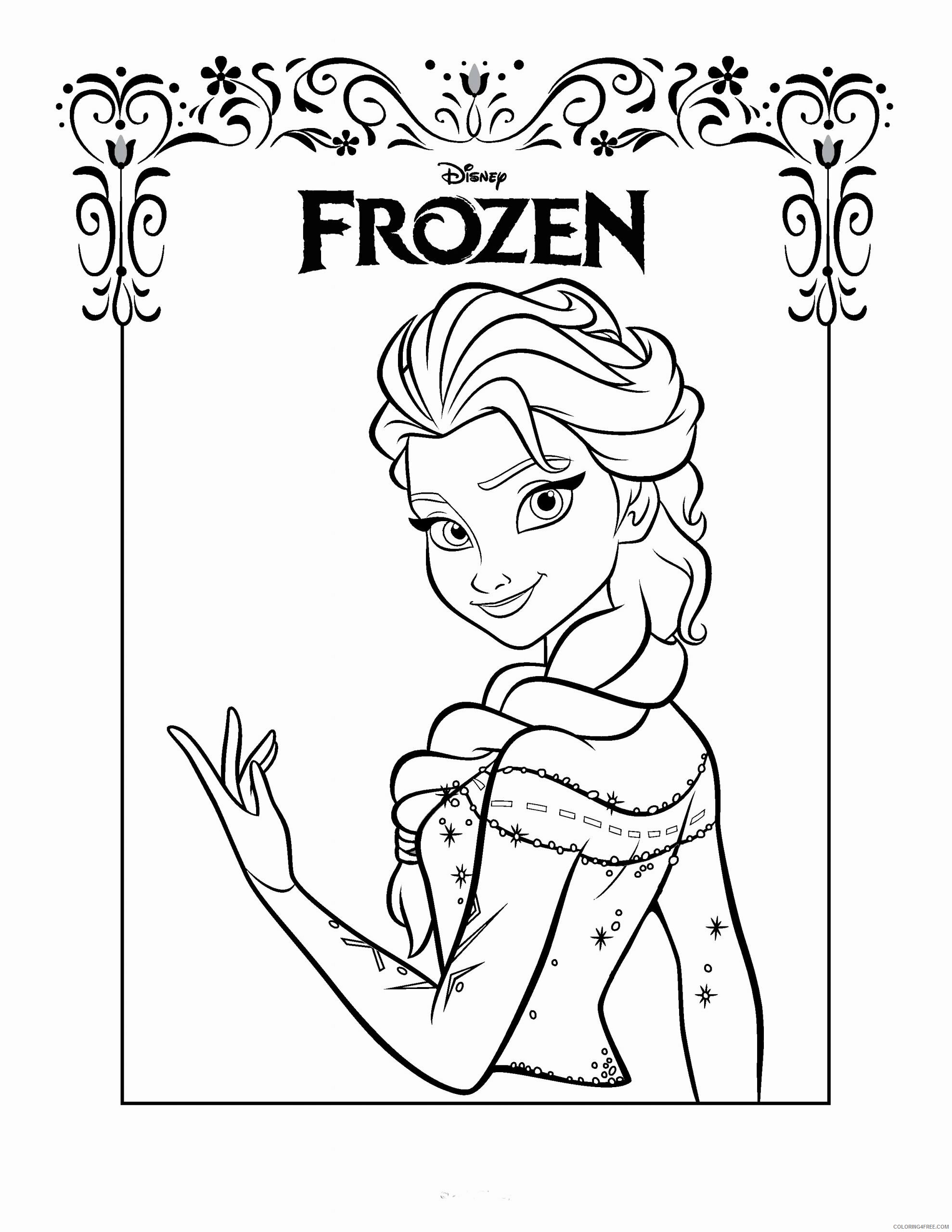 Anna Frozen Coloring Pages Printable Sheets Elsa Frozen Coloring 2021 a 1496 Coloring4free