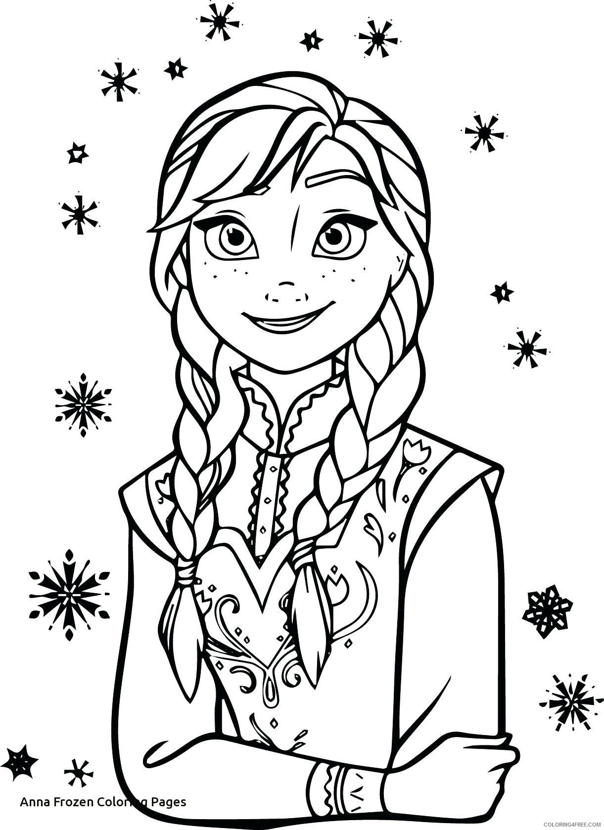 Anna Frozen Coloring Pages Printable Sheets Elsa Frozenoring 2021 a 1494 Coloring4free
