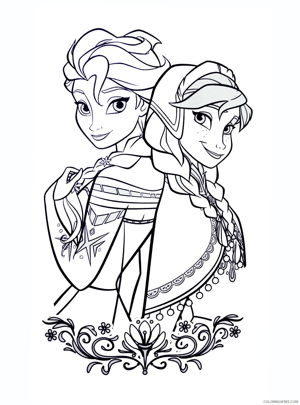 Anna Frozen Coloring Pages Printable Sheets Frozen free to color for 2021 a 1513 Coloring4free