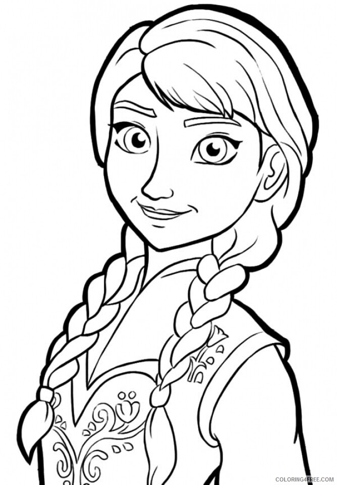 Anna Frozen Coloring Pages Printable Sheets Get This Disney Frozen 2021 a 1514 Coloring4free
