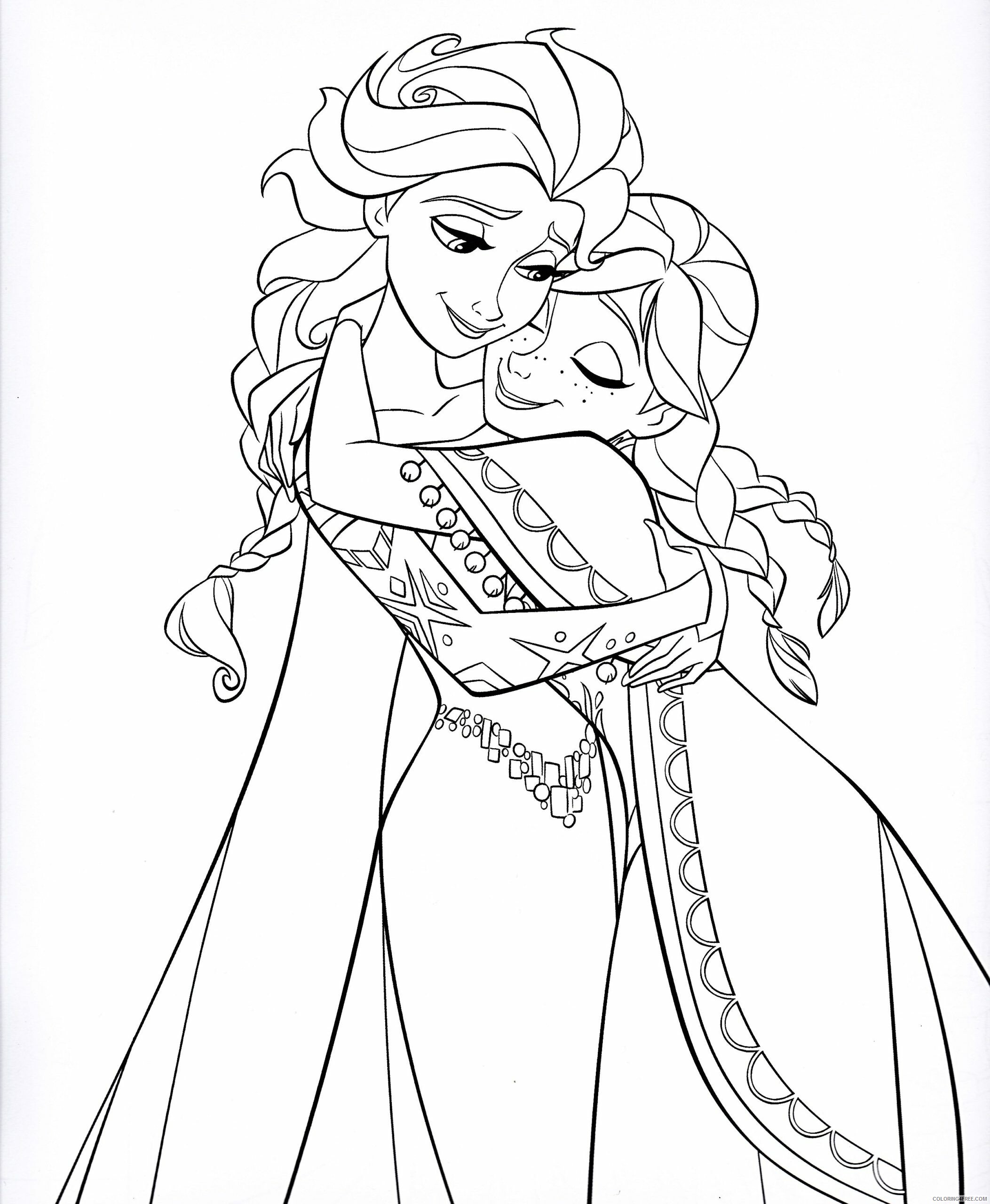 Anna Frozen Coloring Pages Printable Sheets Pin On Disney 2021 a 1499 Coloring4free