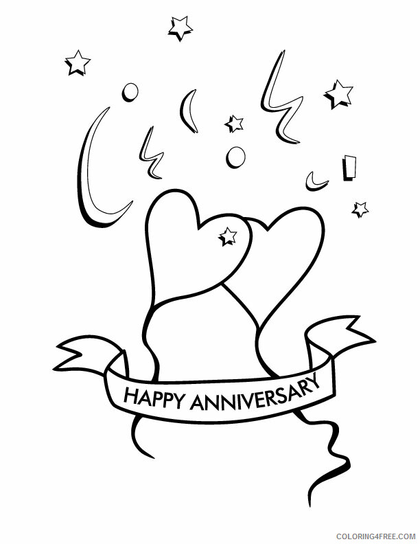 Anniversary Coloring Pages Printable Sheets Anniversary card Colouring jpg 2021 a 1524 Coloring4free