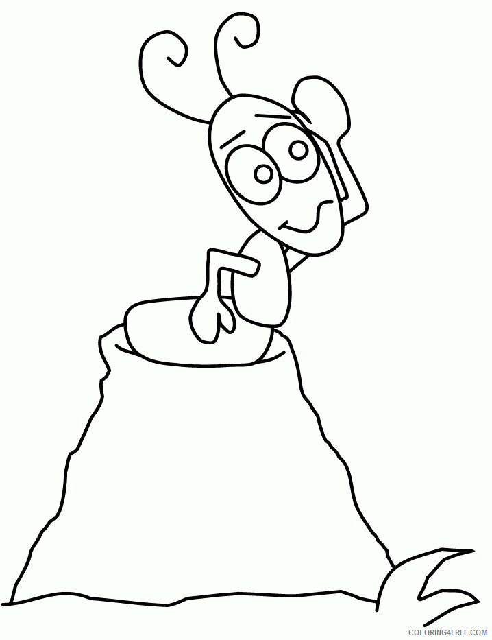 Ant Coloring Page Printable Sheets Ant Pictures Ant 2021 a 1565 Coloring4free