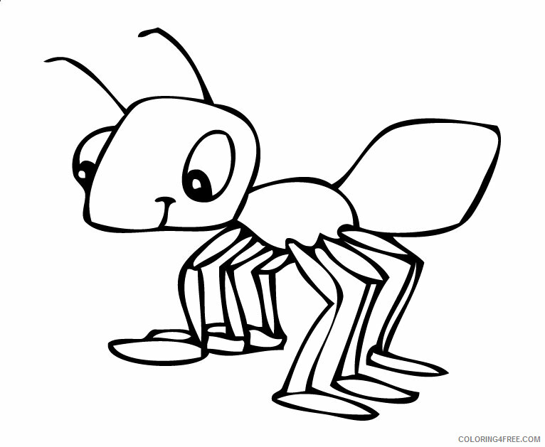 Ant Coloring Sheet Printable Sheets Ant Hormiga gif jpg 2021 a 1576 Coloring4free