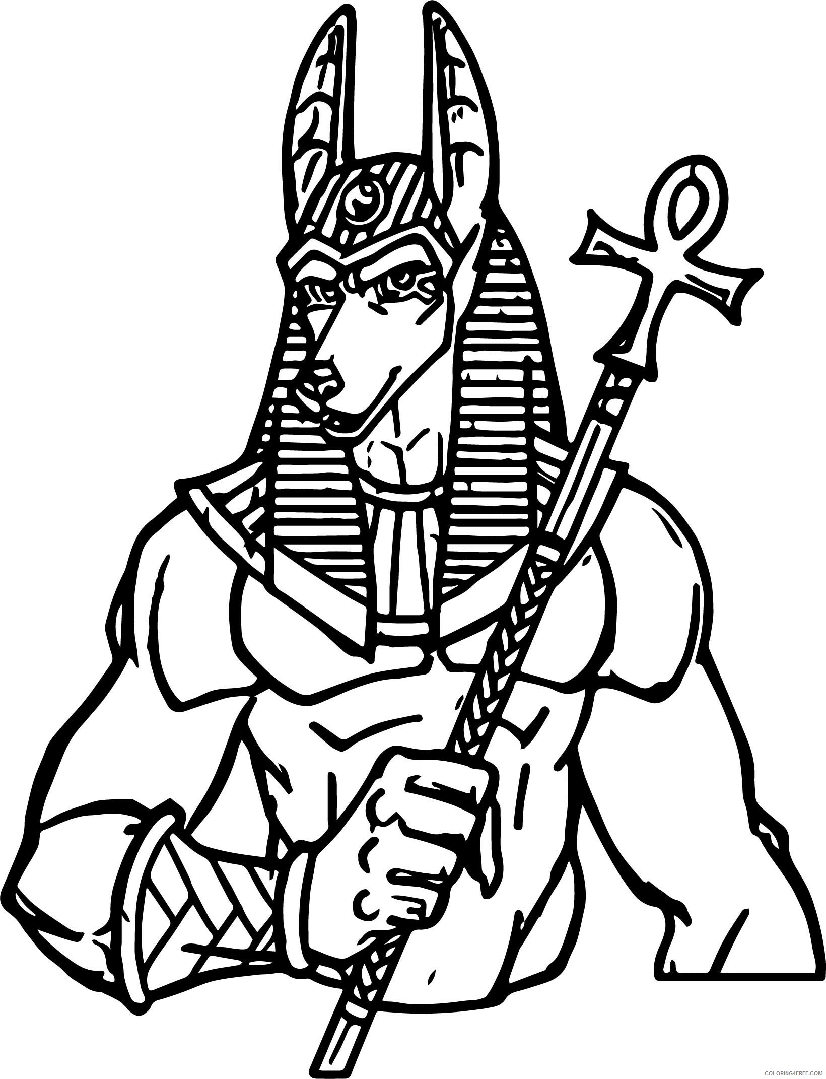 Anubis Coloring Pages Printable Sheets Igloo 2021 a 1711 Coloring4free