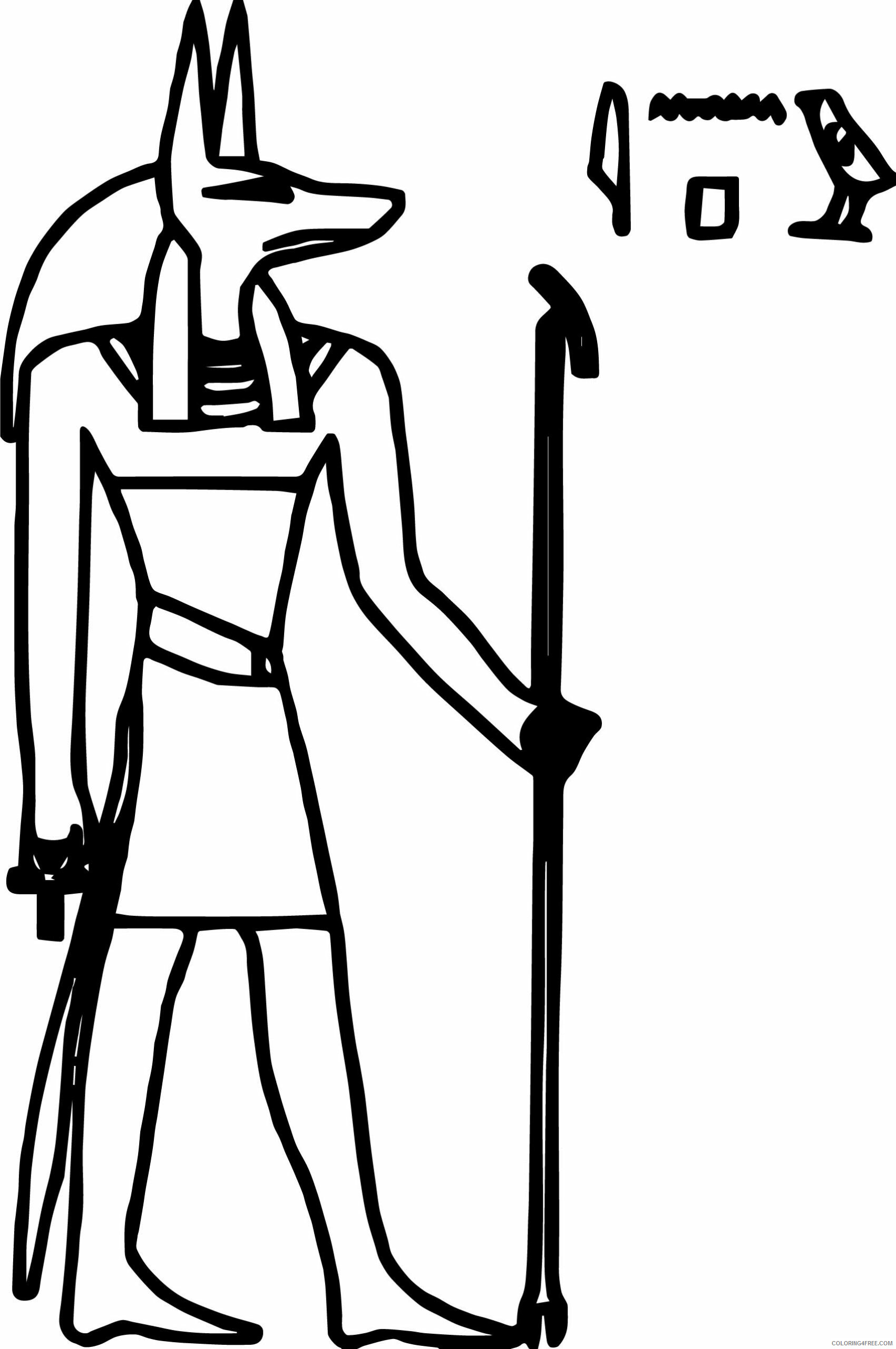 Anubis Coloring Pages Printable Sheets Molumen Anubis Page Wecoloringpage 2021 a 1717 Coloring4free
