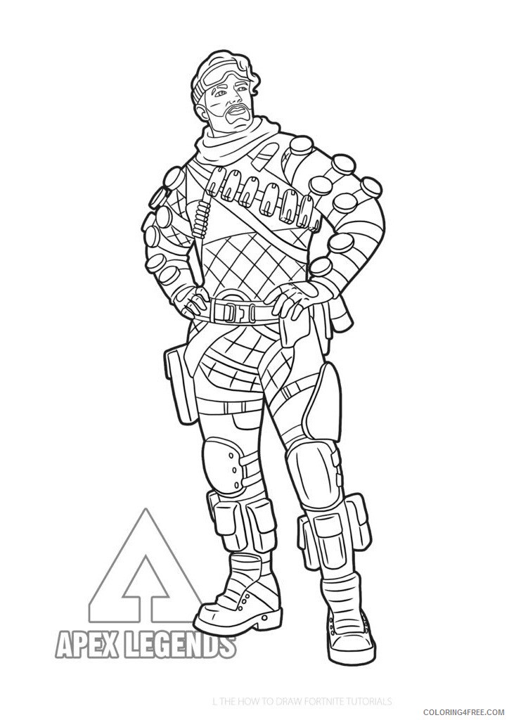 Apex Legends Coloring Pages Printable Sheets Apex Legends Mirage 2021 a 1743 Coloring4free