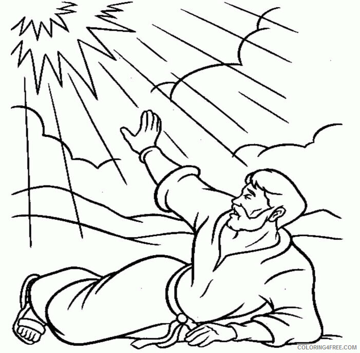 Apostle Paul Coloring Pages Printable Sheets Apostle Paul 4 2021 a 1767 Coloring4free