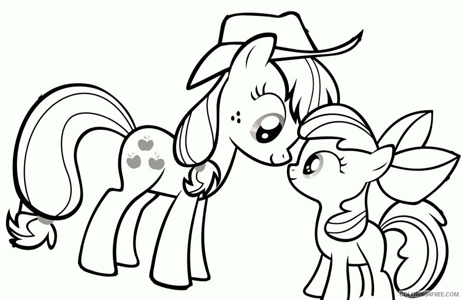 Apple Bloom Coloring Pages Printable Sheets Rehearsal My Little Pony Coloring 2021 a 1835 Coloring4free