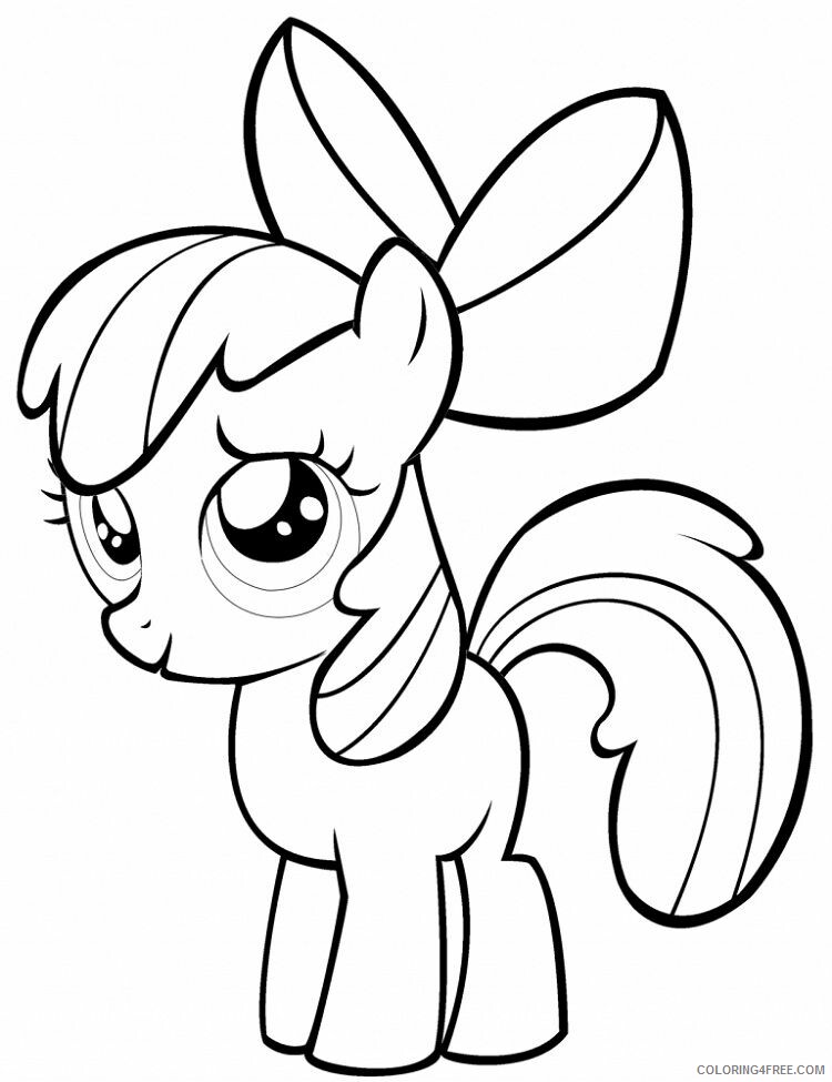 Apple Bloom Coloring Pages Printable Sheets apple bloom page Hello 2021 a 1820 Coloring4free
