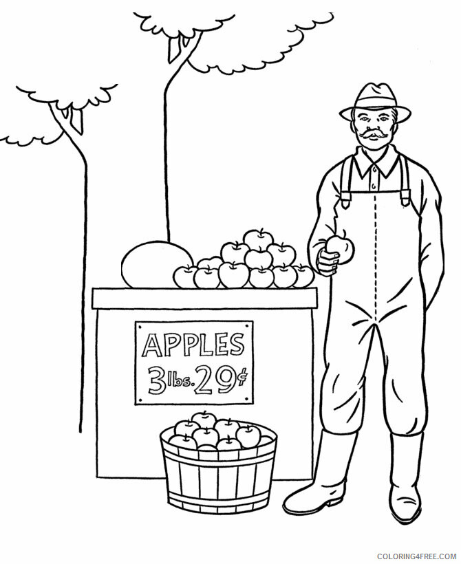 Apple Coloring Pages For Preschoolers Printable Sheets Fall Fall Apples 2021 a 1923 Coloring4free