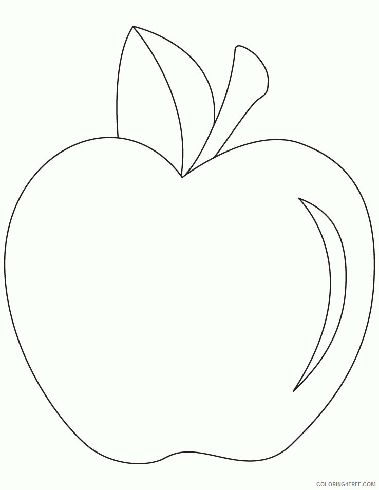 Apple Coloring Pages For Preschoolers Printable Sheets Inn Trending 2021 a 1927 Coloring4free