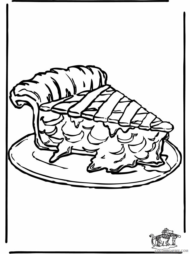 Apple Pie Coloring Page Printable Sheets 9 Pics of Apple Pie 2021 a 2002 Coloring4free