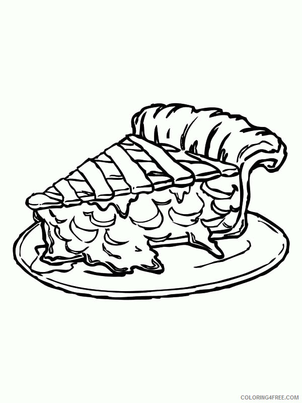 Apple Pie Coloring Pages Printable Sheets Cutting Apple Pie Pages 2021 a 2020 Coloring4free