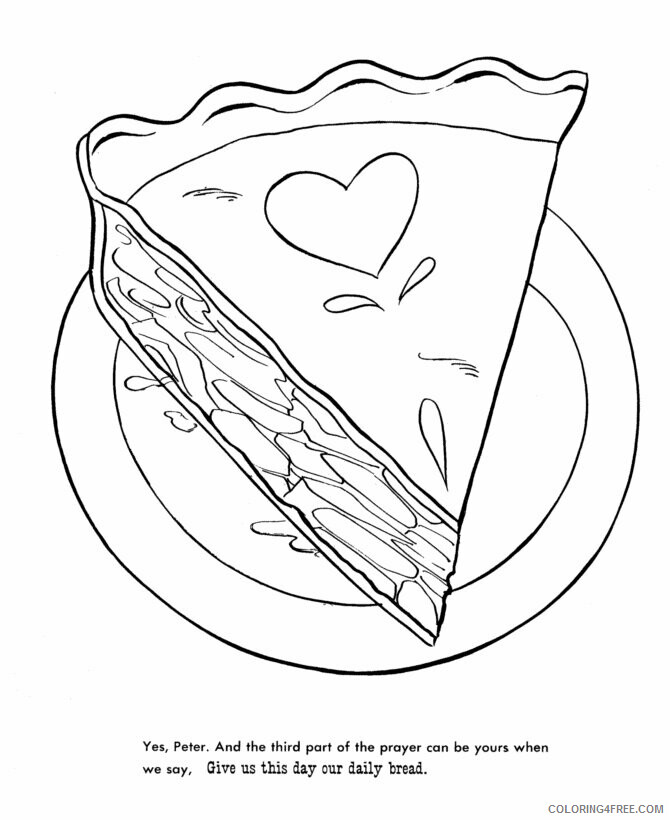 Apple Pie Coloring Pages Printable Sheets Thanksgiving Dinner Page Sheets 2021 a 2025 Coloring4free