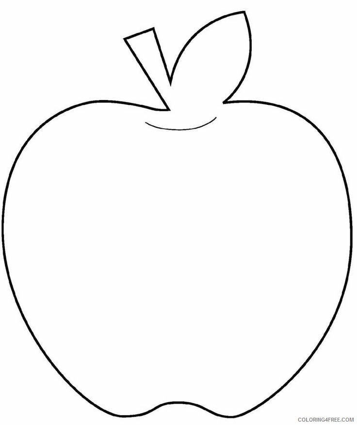 Apple Stencil Printable Printable Sheets Apple Template jpg 2021 a 2028 Coloring4free