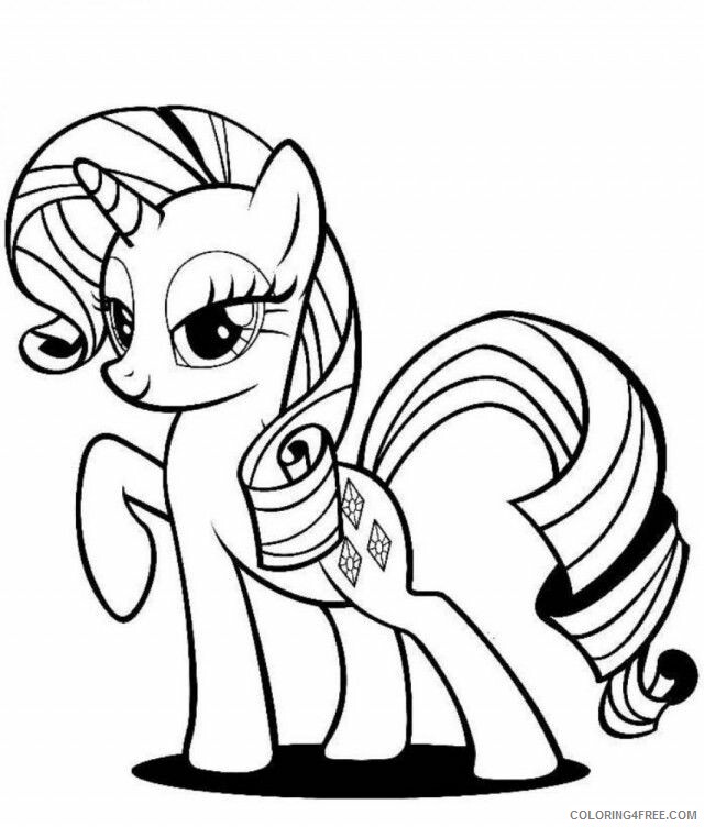 Applejack Coloring Pages Printable Sheets Little Pony My 2021 a 2077 Coloring4free