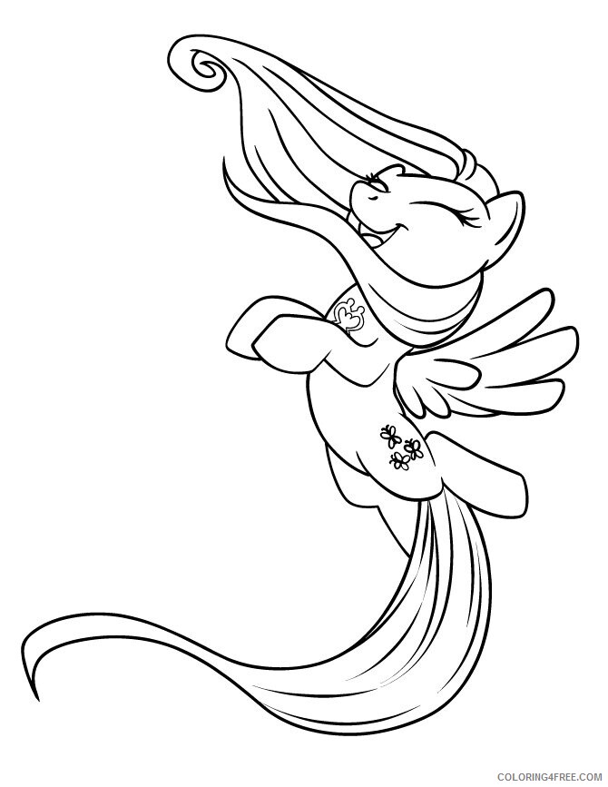 Applejack Coloring Pages Printable Sheets My Little Pony Happy Fluttershy 2021 a 2086 Coloring4free