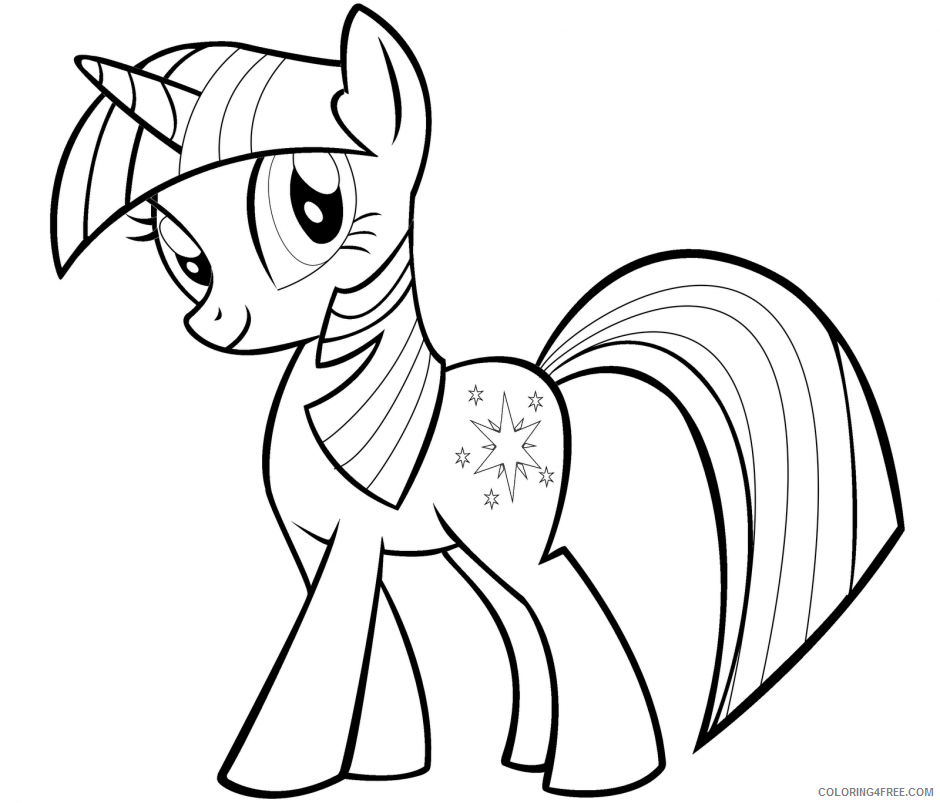 Applejack Coloring Pages Printable Sheets My Little Pony Pages 2021 a 2082 Coloring4free