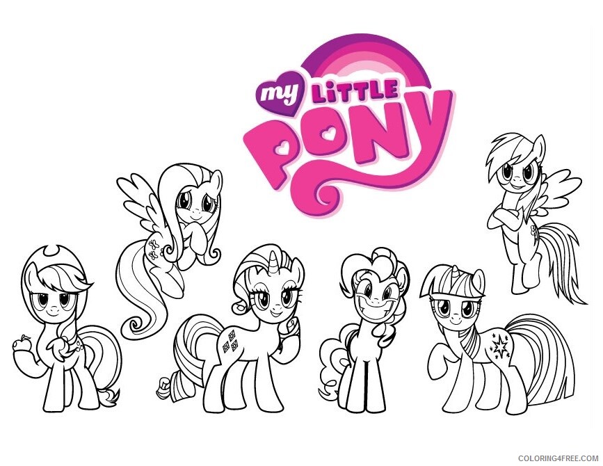 Applejack My Little Pony Coloring Page Printable Sheets Free My Little Pony 2021 a 2103 Coloring4free