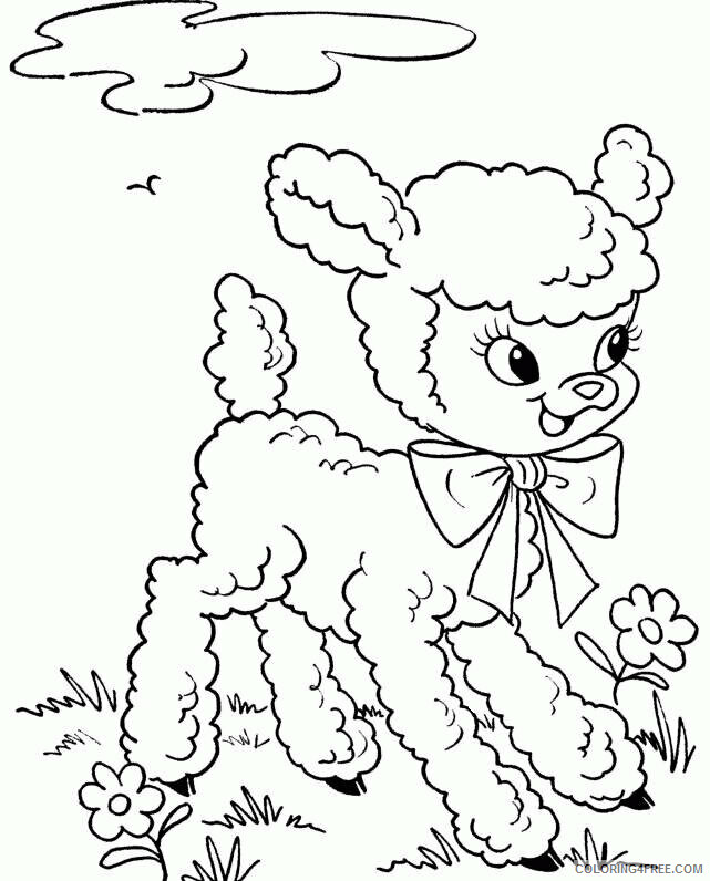 April Coloring Pages for Kids Printable Sheets Easter Bunny To 2021 a 2171 Coloring4free