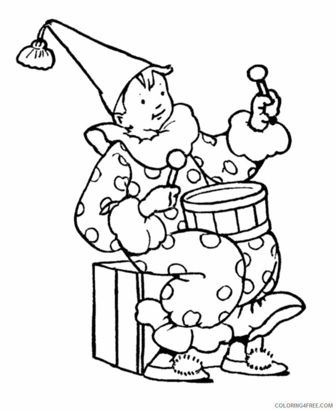 April Coloring Pages to Print Printable Sheets Clown Boy April Fools Day 2021 a 2181 Coloring4free
