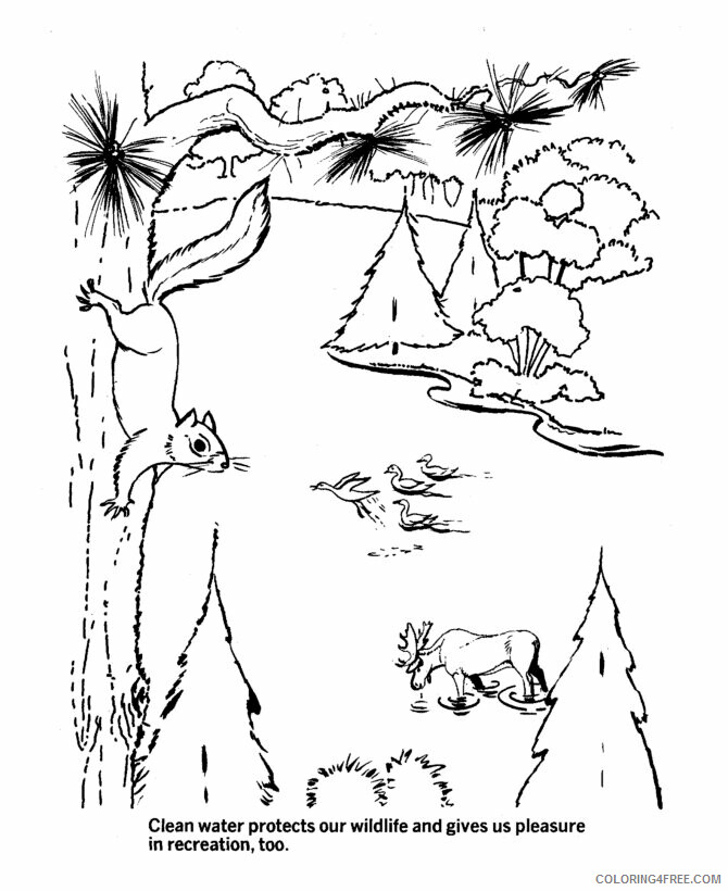 April Coloring Pages to Print Printable Sheets Earth Day Free 2021 a 2183 Coloring4free