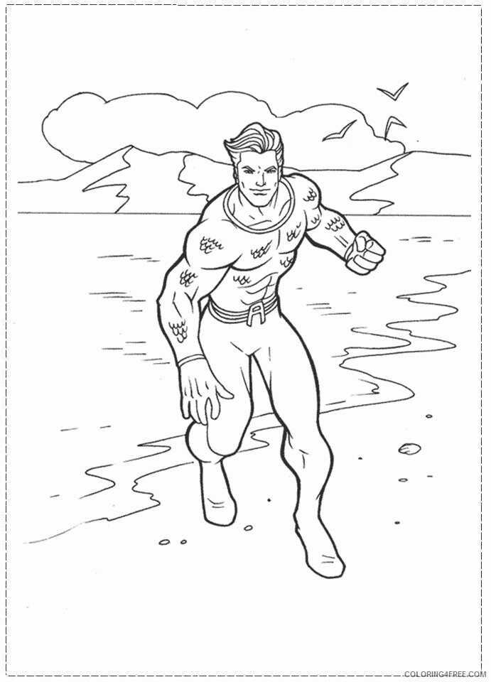 Aquaman Coloring Page Printable Sheets Aquaman to download 2021 a 2225 Coloring4free
