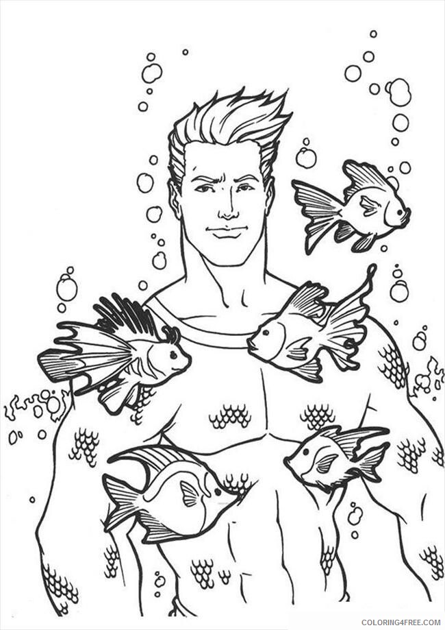 Aquaman Coloring Page Printable Sheets Aquaman to download 2021 a 2226 Coloring4free