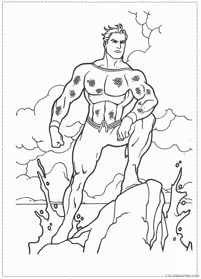 Aquaman Coloring Page Printable Sheets Aquaman to download 2021 a 2230 Coloring4free