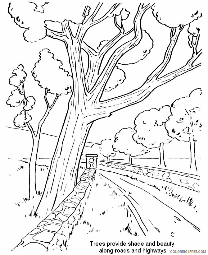 Arbor Day Coloring Pages Printable Sheets Arbor Day Streetside 2021 a 2284 Coloring4free