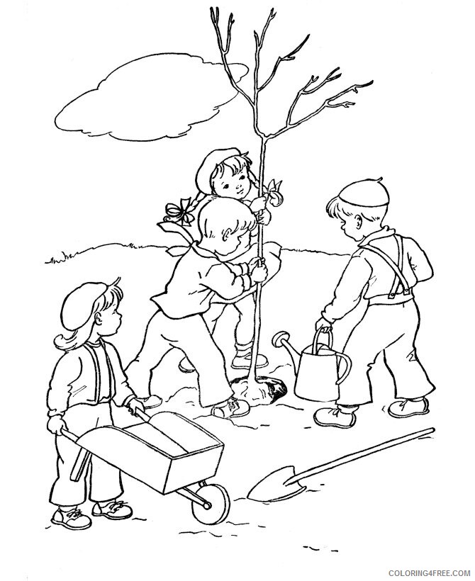 Arbor Day Coloring Pages Printable Sheets Arbor Day activities pages 2021 a 2277 Coloring4free