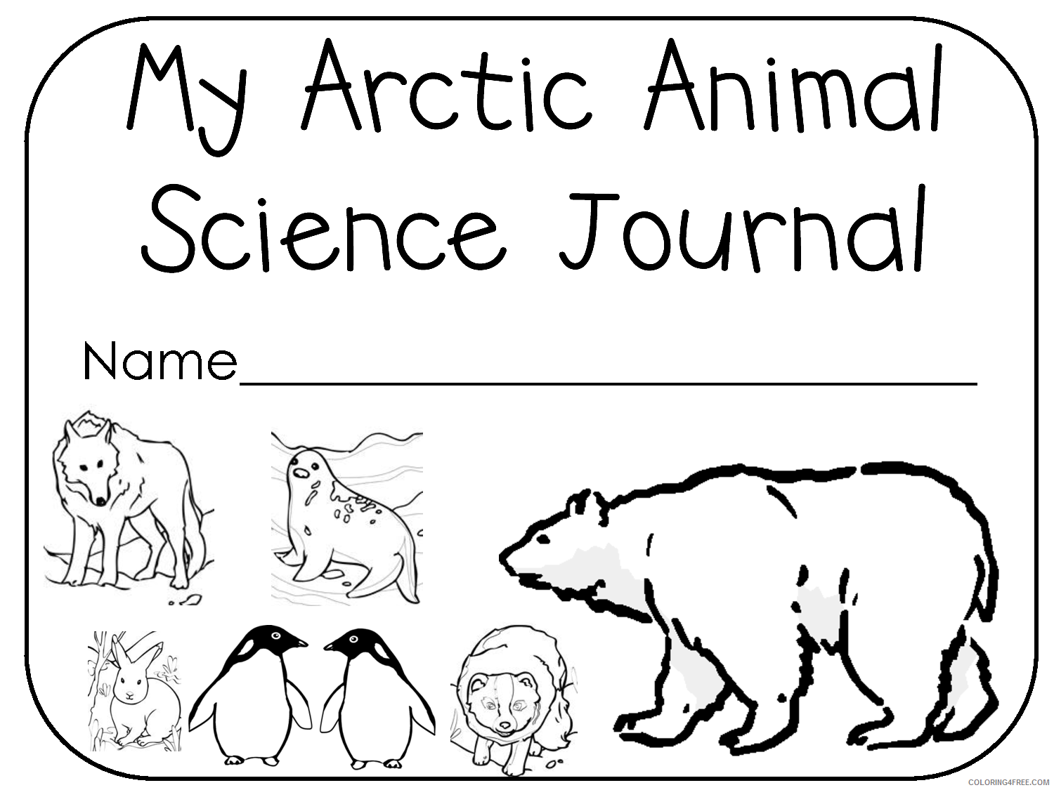 Arctic Coloring Page Printable Sheets Arctic Animals Coloring 2021 a 2335 Coloring4free