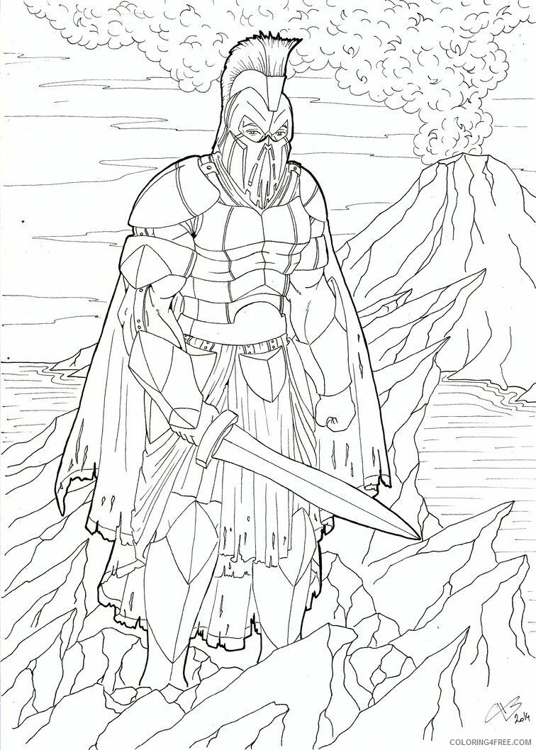 Ares Coloring Pages Printable Sheets Ares by Kyan0s on deviantART 2021 a 2369 Coloring4free