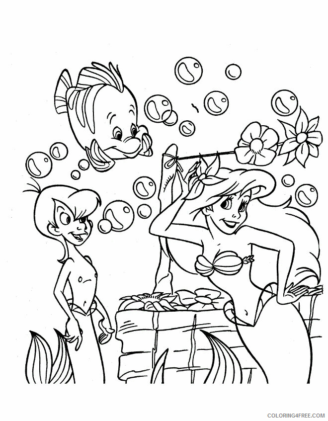Ariel Coloring Game Printable Sheets of Ariel and 2021 a 2502 Coloring4free