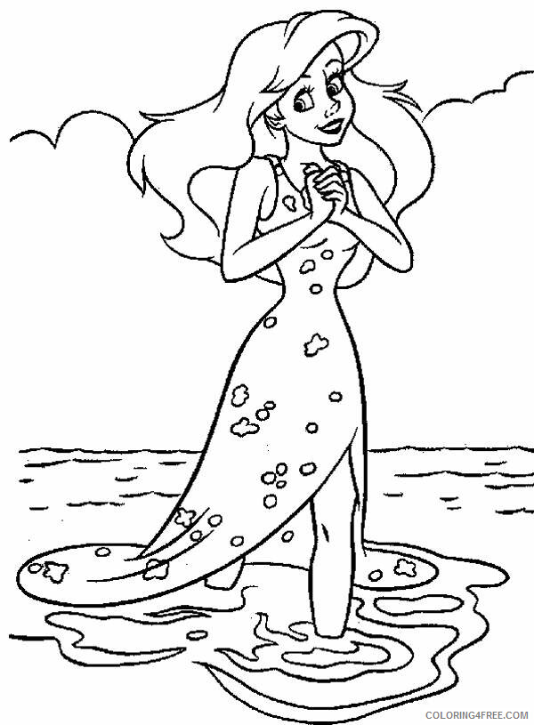 Ariel Coloring Page Printable Printable Sheets Ariel S for 2021 a 2519 Coloring4free