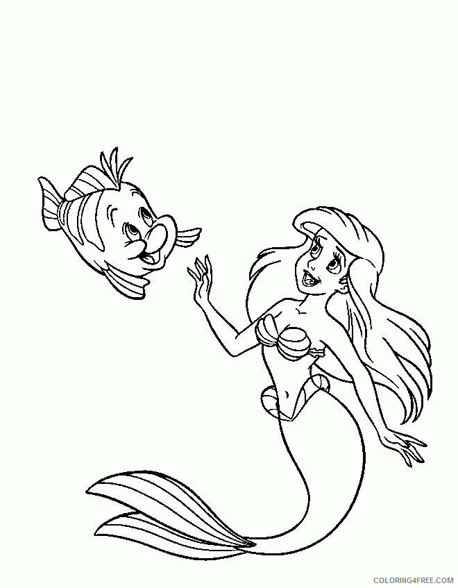 Ariel Coloring Page Printable Printable Sheets ariel picture 3 2021 a 2520 Coloring4free
