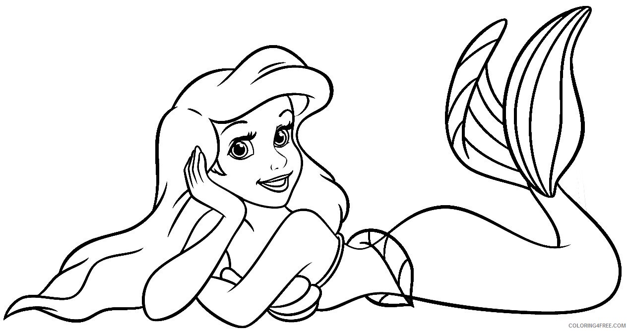 Ariel Coloring Page Printable Printable Sheets of ariel High 2021 a 2522 Coloring4free
