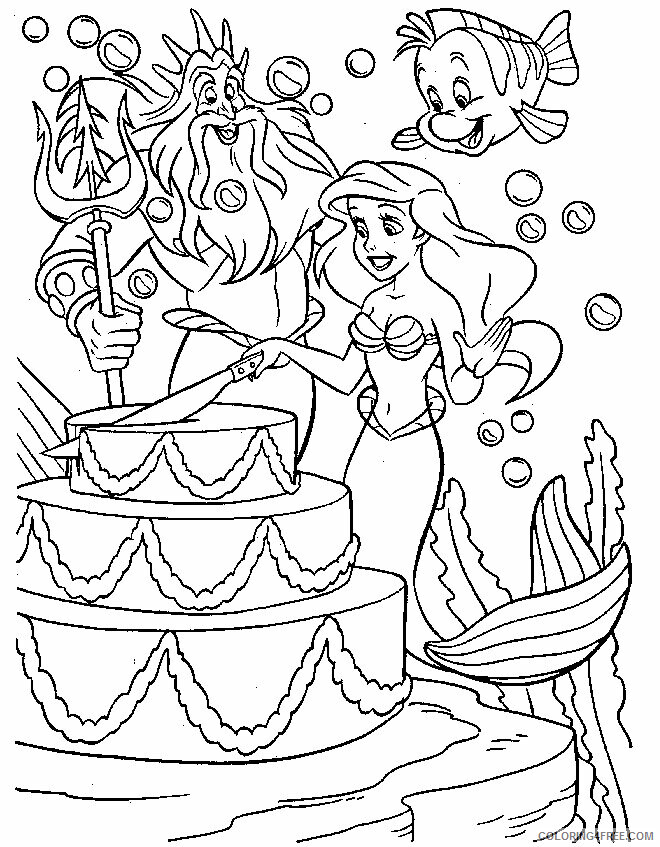 Ariel Coloring Pages Free Printable Printable Sheets Ariel Mermaid 414 2021 a 2562 Coloring4free