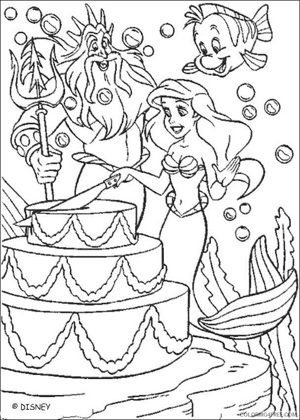 Ariel Coloring Pages Free Printable Printable Sheets Little mermaids free 2021 a 2564 Coloring4free